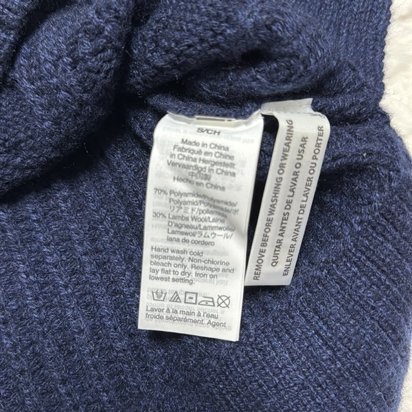 J. Crew Pom-pom Cable-knit Sweater Size Small NWT - Picture 7 of 11